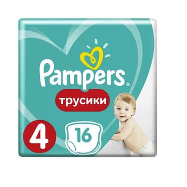 Pampers Pants Maxi 4 Подгузники-трусики детские 9-14 кг 16 шт