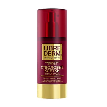 Librederm Стволовые клетки винограда Крем для лица шеи и декольте Anti-Age 50 мл