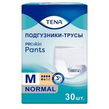 Tena Pants Normal Подгузники-трусы для взрослых размер М 30 шт