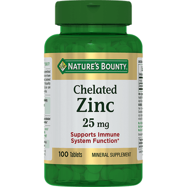 Nature's Bounty Хелат Цинка 25 мг таблетки 100 шт