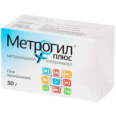 Метрогил Плюс 20 мг/г+10 мг/г гель вагинальный 50 г + 10 аппликаторов