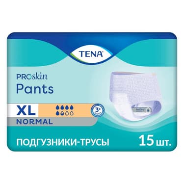 Tena Pants Normal Подгузники-трусы для взрослых размер XL 15 шт