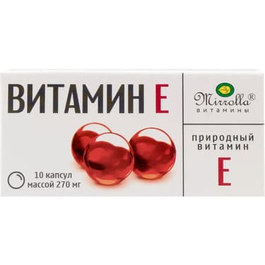 Mirrolla Витамин Е капсулы 10 шт