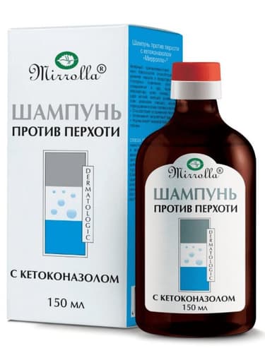 Mirrolla Шампунь с кетоконазолом против перхоти 150 мл