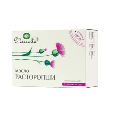 Mirrolla Расторопши масло капсулы 100 шт