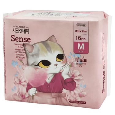 Secret Day Sense Прокладки гигиенические 24,5 см M 16 шт