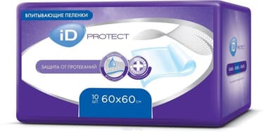 Айди Протект Пеленки впитывающие 60 см х 60 см 10 шт