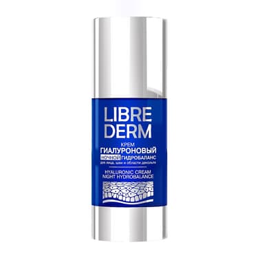 Librederm Hyaluronic Гиалуроновый крем ночной гидробаланс 50 мл