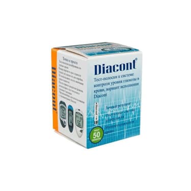 Diacont Тест-полоски для глюкометра 50 шт