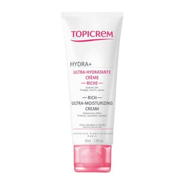 Topicrem Hydra+ Крем сияние для лица насыщенный увлажняющий 40 мл