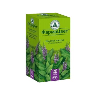 Шалфей листья фильтр-пакеты 1,5 г 20 шт