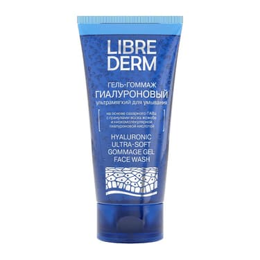 Librederm Hyaluronic Гиалуроновый Гель-гоммаж для умывания ультрамягкий 150 мл