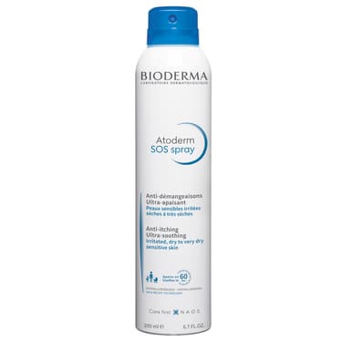 Bioderma Atoderm SOS Спрей успокаивающий против зуда при атопическом дерматите 200 мл
