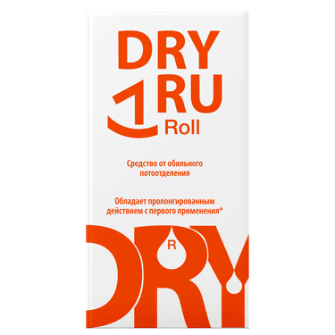 DRY RU Roll Средство от обильного потоотделения с пролонгированным действием 50 мл