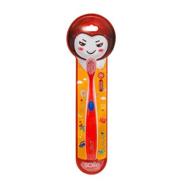 Smile Care Зубная щетка для детей с 2 лет Мягкая щетина Красная