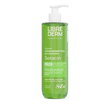 Librederm Seracin Гель для умывания очищающий 400 мл