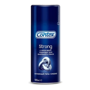 Contex Strong Гель-смазка с алоэ вера 100 мл