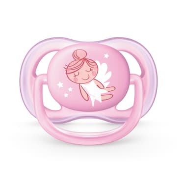 Philips Avent Ultra Air Пустышка силиконовая 0-6 месяцев Розовый