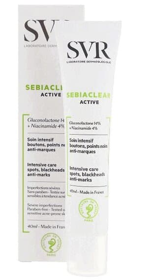 SVR Sebiaclear Active Крем-уход для лица матирующий 40 мл
