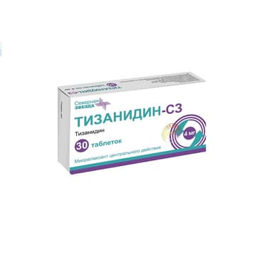 Тизанидин-СЗ 4 мг таблетки 30 шт