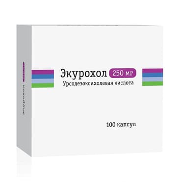 Экурохол 250 мг капсулы 100 шт