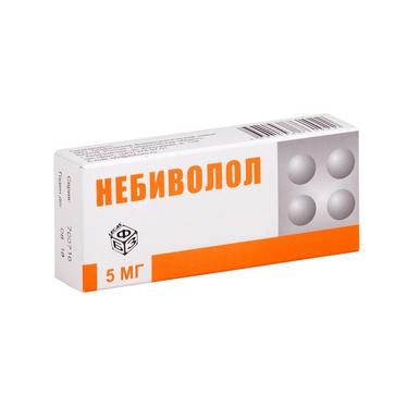 Небиволол 5 мг таблетки 30 шт