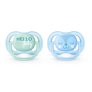 Philips Avent Ultra Air Пустышка силиконовая 0-6 месяцев 2 шт