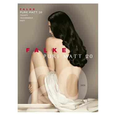Фальке Пюр Мэт Колготки 20den р-р 4 черный