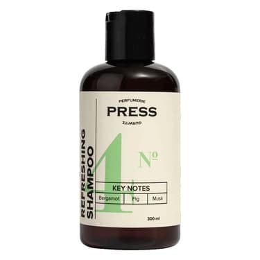 Press Gurwitz Perfumerie №4 Шампунь освежающий Бергамот-Инжир-Мускус 300 мл