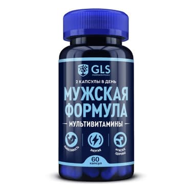 GLS Pharmaceuticals Мужская формула мультивитамины капсулы 60 шт
