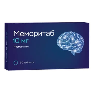 Меморитаб 10 мг таблетки диспергируемые 30 шт