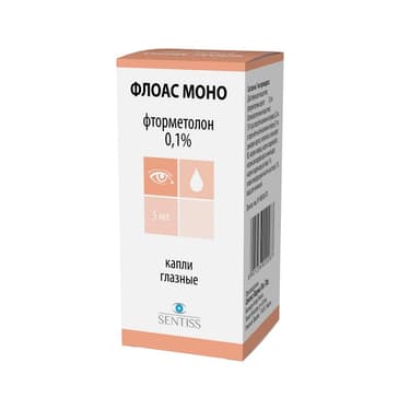 Флоас Моно 0,1% капли глазные 5 мл