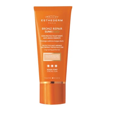 Institut Esthederm Suncare Bronz Repair Крем солнцезащитный с тоном при сильном солнце для кожи лица 50 мл