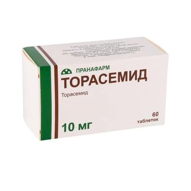 Торасемид 10 мг таблетки 60 шт