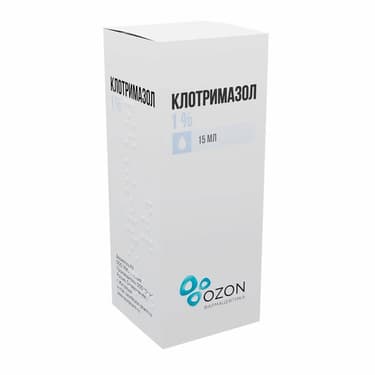 Клотримазол раствор для наружного применения 1% фл.15 мл