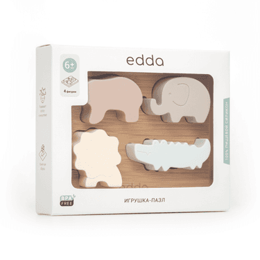 Edda Игрушка-пазл Зверята
