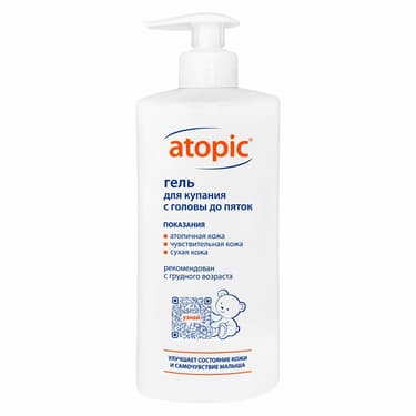 Atopic Гель для купания с головы до пяток 400 мл
