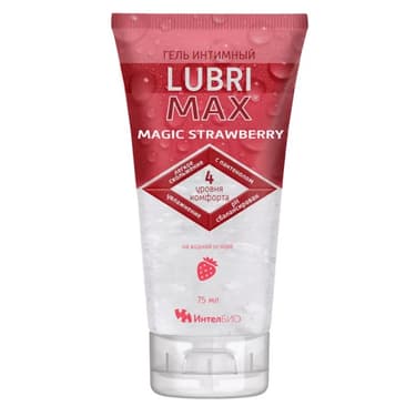 lubrimax Magic Strawberry Гель интимный Клубника 75 мл