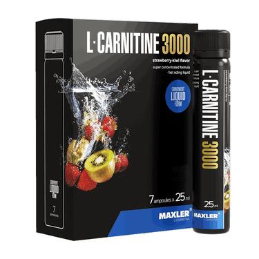 Maxler Л-Карнитин 3000 жидкость Клубника-Киви 25 мл 7 шт