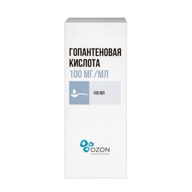 Гопантеновая кислота 100 мг/мл раствор для приема внутрь 100 мл