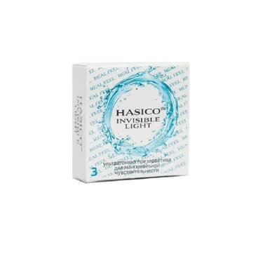 Hasico Invisible Light Презервативы ультратонкие 3 шт
