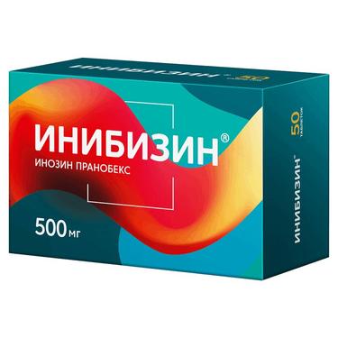 Инибизин 500 мг таблетки 50 шт