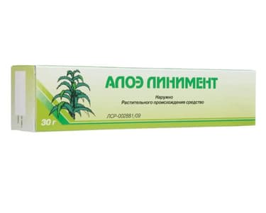 Алоэ линимент для наружного применения 30 г 