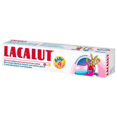 Lacalut Baby Зубная паста для детей 0-4 лет с витамином А и Е 50 г