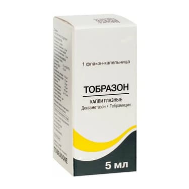 Тобразон капли глазные 5 мл