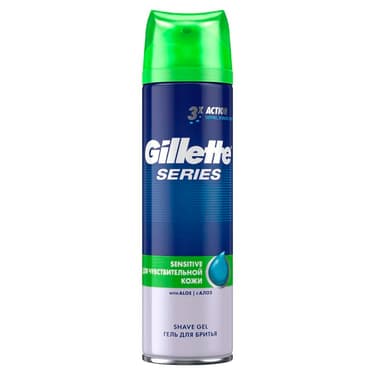 Gillette Series Гель для бритья для чувствительной кожи для мужчин 200 мл