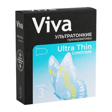 Viva Презервативы ультратонкие 3 шт