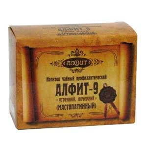 Алфит-9 Мастопатийный утро+вечер брикеты для приготовления настоя 2 г 30+30 шт