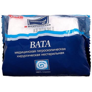 Матопат Вата медицинская хирургическая нестерильная 100 г