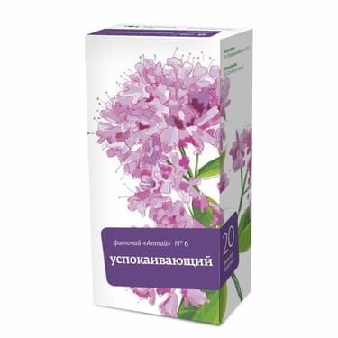 Фиточай Алтай № 6 Успокаивающий фильтр-пакеты 20 шт